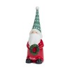Christmas Gnome Pair with Wreath and Gift 9 inch Melrose - 3 of 3