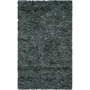 Leather Shag LSG511 Hand Woven Rugs - Safavieh - 1 of 3