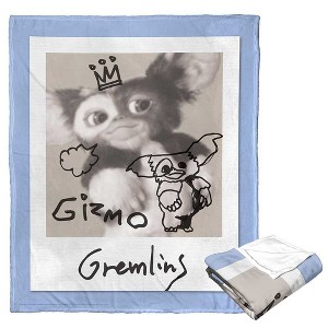 Warner Bros. Gremlins Signed By Gizmo Silk Touch Throw Blanket 50x60 Inches - 1 of 4