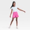Girls' Bob Marley Fleece Shorts - Pink - 4 of 4