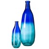 VivaTerra Blue Ombre Elongated Vase, Tall - Blue - 2 of 2