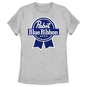 Women's Pabst Beer Blue Ribbon Logo T-Shirt - 1 of 4