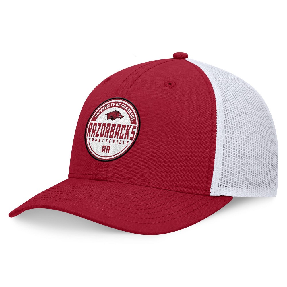 NCAA Arkansas Razorbacks Cotton Twill Snapback Mesh Hat