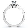 Pompeii3 1 ct Diamond Engagement Ring 14K White Gold Channel Set - 2 of 4