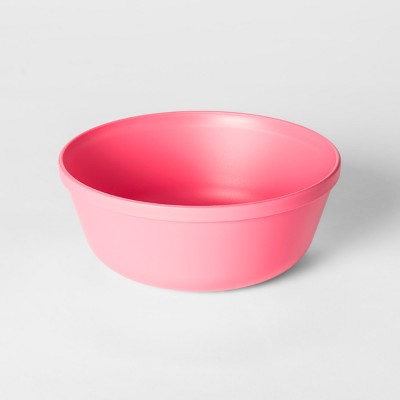 15.5oz Plastic Kids Bowl Pink - Pillowfort™
