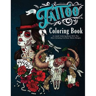 The Tattoo Coloring Book - by  Amber Winters (Paperback)