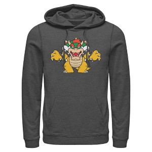 Mens Nintendo Just Bowser Lightweight Hoodie - 1 of 4