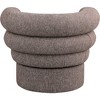 Meridian Furniture,Valentina Linen Textured Fabric Accent Swivel Chair - 2 of 4