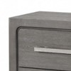 Royal Hampton Nightstand, 2 Drawers with Top Felt Lining, Warm Gray, 27 Inch - 2 of 4