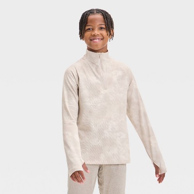 Boys' Soft Stretch 1/4 Zip Layered Sweatshirt - All In Motion™