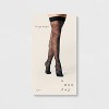 Women's Floral Mesh Thigh Highs - A New Day™ Black - 2 of 2