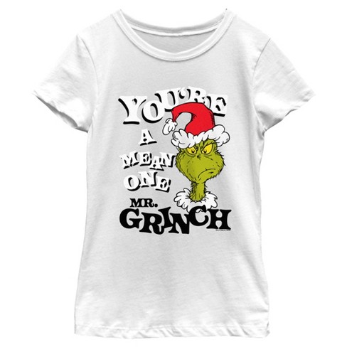 The Grinch Dr. Seuss Christmas You're a Mean One Shirt