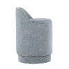 LumiSource Marla Upholstered Vanity Stool Fabric - 3 of 4