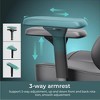 NicBex Adjustable Ergonomic Gaming Chair,High Back Office Chair with Dynamic Lumbar Support and Flip-up Armrests for Gaming Work Study,Pink - 4 of 4