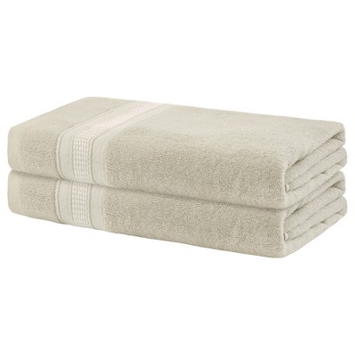 Unique Bargains Quick Drying Highly Absorbent Thick Bath Towels 2 Pcs