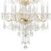Crystorama Lighting Traditional Crystal 15 - Light Chandelier in  Polished Brass - 4 of 4