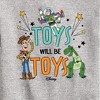 Boys' - Disney - Toys Will Be Toys Graphic Long Sleeve Fleece Sweatshirt - 2 of 4