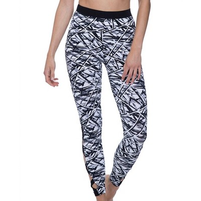 Women's Strappy Sides Long Swim Leggings - Free Sport by Gottex