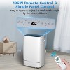Portable Air Conditioner, 12000 BTU for Room up to 550 sq.ft, Dehumidifier & Fan, Portable AC with 3 Fan Speeds, 24H Timer, Remote Control - 4 of 4