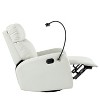TinyHomie Rocking Recliner Chair 360 Swivel Nursery Rocking Chair Glider Chair Modern Small Rocking Swivel Recliner Chair - 3 of 4