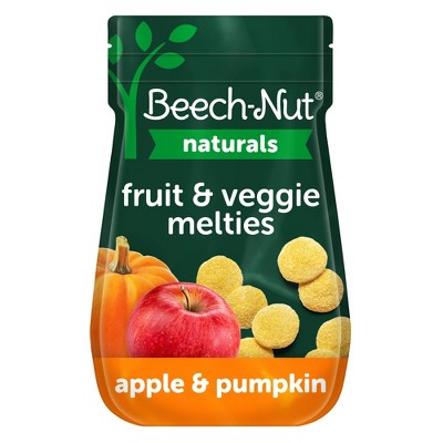 Beech-Nut Toddler Snack Apple & Pumpkin Melties - 1oz