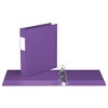 Davis Group 6pk 1.5" Premium Economy Angled D-Ring Binder Purple: XL Hard Cover, 350 Sheet Capacity, 2 Pockets - 2 of 4