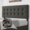 Bed Frame with Adjustable Headboard and 4 Storage Drawers, Upholstered Platform Bed Frame, No Box Spring Needed, Noise Free, Easy Assembly - 3 of 4