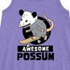 Girls' - Instant Message - Awesome Possum Graphic Sleeveless Aline Dress - 2 of 4