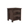 NicBex Vintage 2-Drawer Wooden Nightstand, Storage Cabinet for Bedroom, Simple & Sturdy Dresser for Closet Space, Bedroom Side Table - 3 of 4