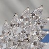 Alilang Elegant Crystal Swan Brooch with Marquise Rhinestone Feather Detailing - 2 of 4
