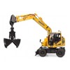 Komatsu PW148-11 Wheel Loader Yellow with Standard and Clamshell Buckets 1/50 Diecast Model by Universal Hobbies - 3 of 4