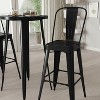 Merrick Lane 3 Piece Outdoor Dining Set with Bar Height Table and Stools - 3 of 4