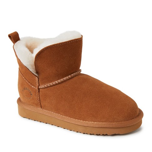 Fireside By Dearfoams Kid s Bunbury Genuine Shearling Boot