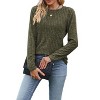 Long Sleeve Shirts for Women Crew Neck Fall Tops Lightweight Dressy Tunic Sweaters Fashion Clothes 2025 S-2XL - 2 of 4