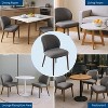 Dining Chairs Set of 4,Modern Upholstered Kitchen Chairs with Ergonomic Back Support,265lbs Capacity Dining Room Chairs with Wood Legs - 2 of 4