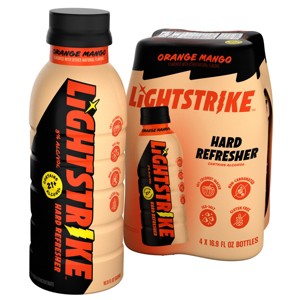Lightstrike Hard Refresher Orange Mango - 4pk/16.9 fl oz Bottles - 1 of 4