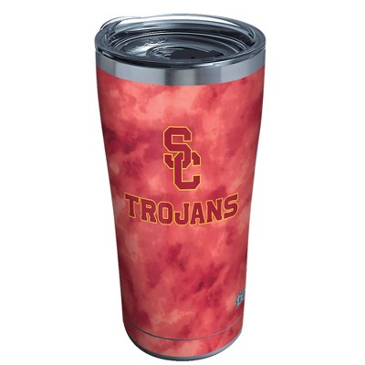 NCAA USC Trojans 20oz Tie Dye Stainless Steel Tumbler