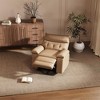 Recliner Chair, PU Leather Electric Reclining Sofa with Massage for Adults, 270° Swivel Home Theater Seating - 4 of 4