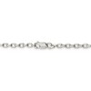 Black Bow Jewelry 3.2mm Sterling Silver Solid Oval Rolo Chain Necklace - 4 of 4