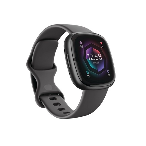 Fitbit Sense 2 Smartwatch - Graphite Aluminum with Shadow Gray Band