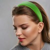Unique Bargains Faux Leather Headband Hairband for Women 1.6 Inch Wide 1Pcs - 3 of 4