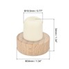 Unique Bargains Rubber Wooden T-shaped Reusable Sealing Wine Bottle Stopper 12 Pcs - 2 of 4