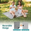 SUN CUBE Waterproof Outdoor Blanket, Fleece Windproof Foldable Stadium Camping Picnic Car Travel Beach - 2 of 4