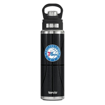NBA Philadelphia 76ers 24oz Leather Wide Mouth Water Bottle