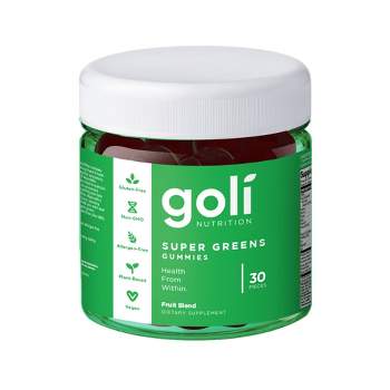 Goli Nutrition Vegan Supergreens Gummies