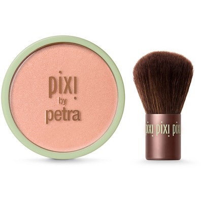 Pixi Beauty Bronzer + Kabuki Brush - Subtly Suntouched