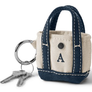 Lands' End Pre-Monogrammed Letter Micro Canvas Tote - 1 of 3