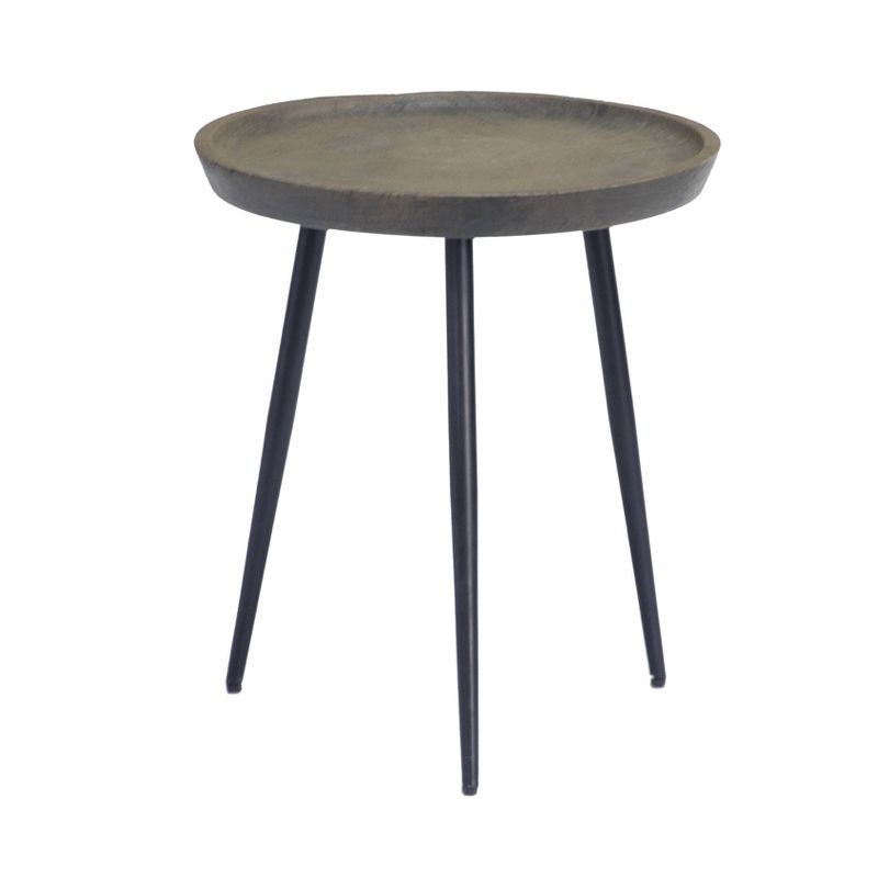 Belamy Eclectic Round Accent Table Gray - Treasure Trove Accents, 3 of 12