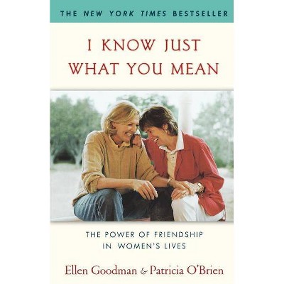  I Know Just What You Mean - (New York) by  Ellen Goodman & Patricia O'Brien & Patricia O'Brien (Paperback) 