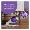 Swiffer PowerMop Starter Kit, 15.4 x 5.3 White/Purple Cloth Head, 26" Silver Aluminum Handle - image 4 of 4